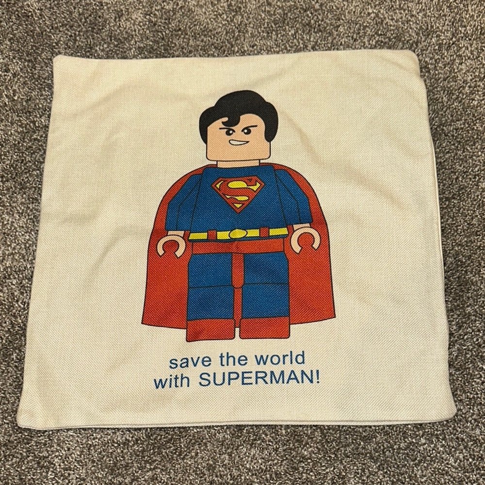 Superman Accent Pillow Cover